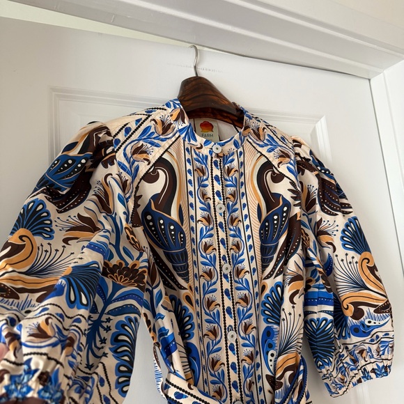 Farm Rio Sand Nature Land Mini Dress - Picture 2 of 9